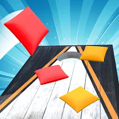 Скачать Cornhole 3D: Nations League (Корнхол 3Д) [МОД: Меню, Бесконечные монеты и Открытые уровни] | Взлом Cornhole 3D: Nations League на Андроид
