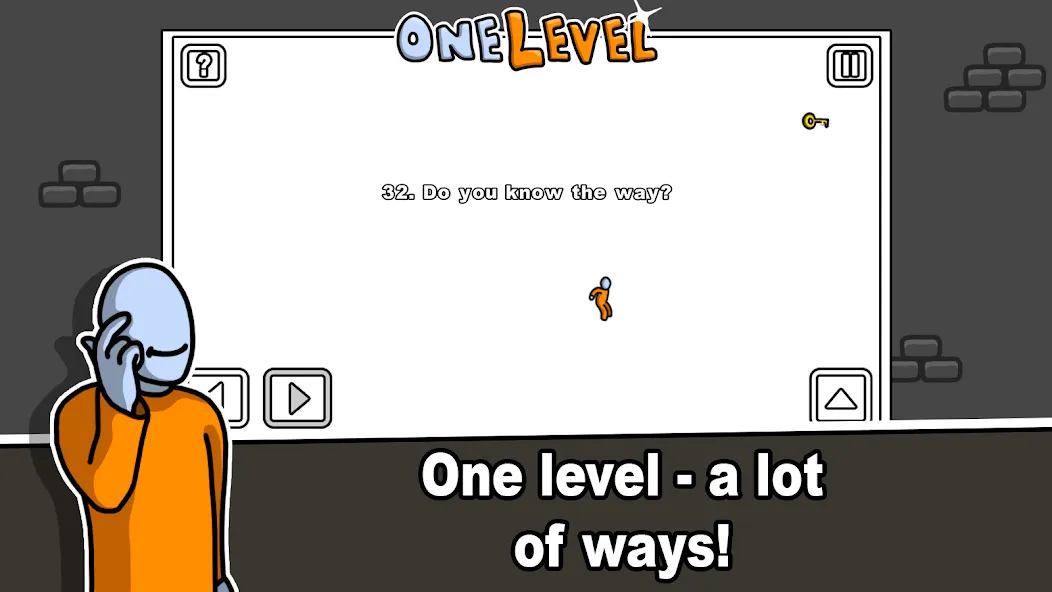 One Level: Stickman Jailbreak (Уан Левел) [МОД: Бесконечные деньги, Монеты и Мега MOD] Screenshot 3