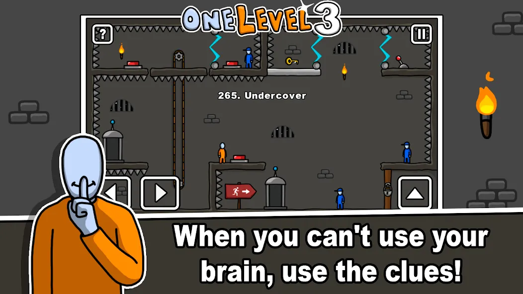 One Level 3 Stickman Jailbreak (Один Уровень 3) [МОД: Меню, Бесконечные монеты и Открытые уровни] Screenshot 5