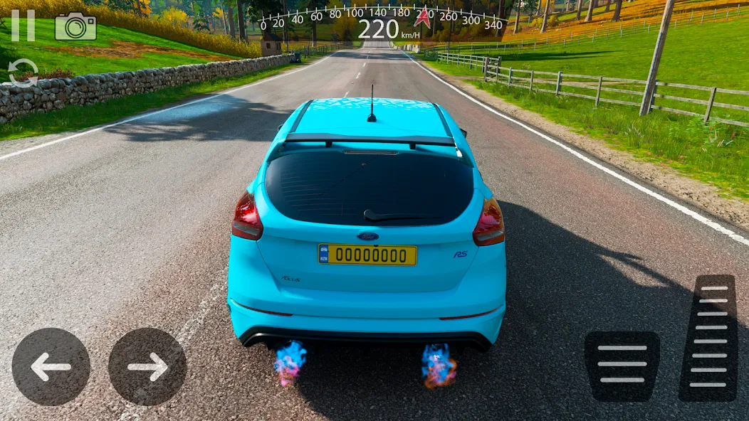 Drive Ford Focus RS Simulator (Драйв Форд Фокус РС Симулятор) [МОД: Все открыто, Дополнительные деньги и Меню MOD] Screenshot 1