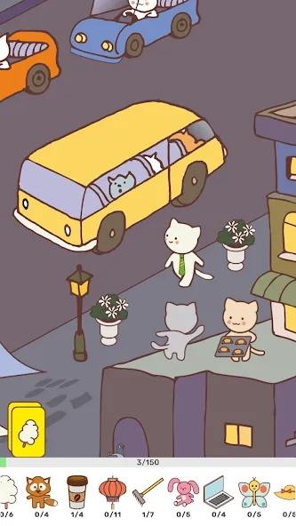 Findy! Cats [МОД: Много монет, Открытые уровни и Мега MOD] Screenshot 3