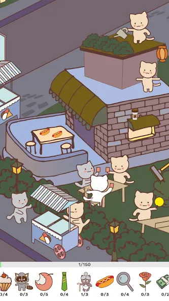 Findy! Cats [МОД: Много монет, Открытые уровни и Мега MOD] Screenshot 4