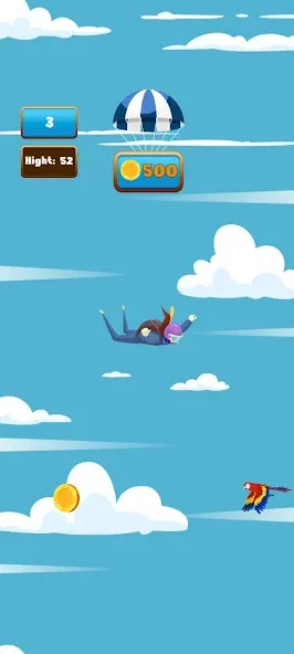 The Parachute (Зе Пэрашют) [МОД: Деньги, Монеты и Меню MOD] Screenshot 2