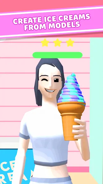 Ice Cream Inc. ASMR, DIY Games [МОД: Много денег, Монет и Все открыто] Screenshot 3