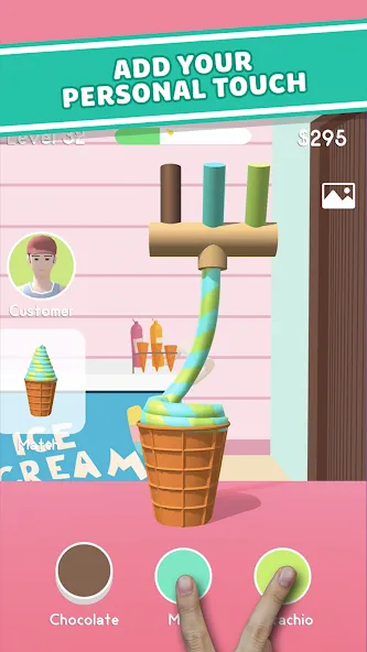 Ice Cream Inc. ASMR, DIY Games [МОД: Много денег, Монет и Все открыто] Screenshot 5