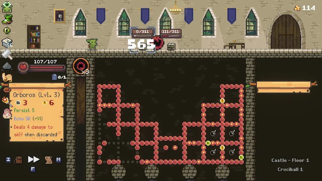 Peglin - A Pachinko Roguelike (Пеглин) [МОД: Все открыто, Дополнительные деньги и Меню MOD] Screenshot 5