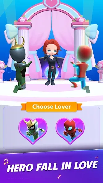 Universe Hero 3D - Music&Swing (Юниверс Хиро 3Д) [МОД: Много монет, Открытые уровни и Мега MOD] Screenshot 1