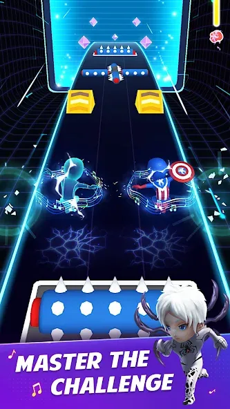 Universe Hero 3D - Music&Swing (Юниверс Хиро 3Д) [МОД: Много монет, Открытые уровни и Мега MOD] Screenshot 5