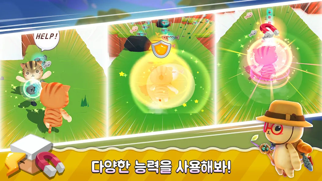 Super Cats Run (Супер Кэтс Ран) [МОД: Меню, Бесконечные монеты и Открытые уровни] Screenshot 3