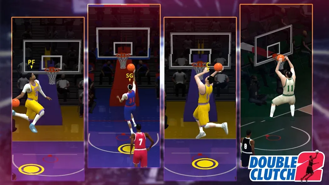 DoubleClutch 2 : Basketball (ДаблКлач 2) [МОД: Все открыто, Дополнительные деньги и Меню MOD] Screenshot 2