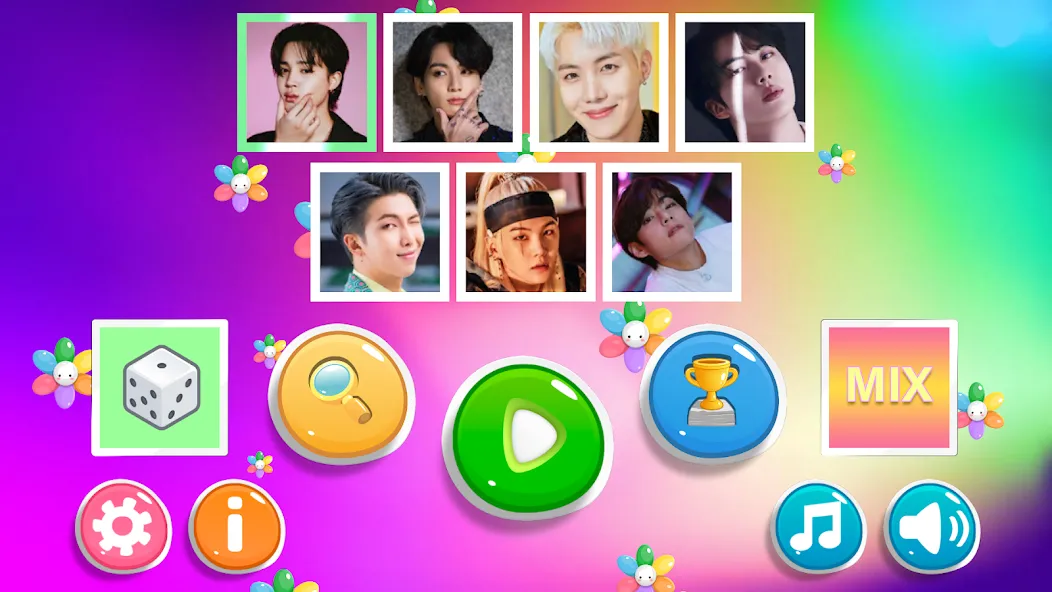 Bangtan Memory (Бангтан Мемори) [МОД: Много монет, Открытые уровни и Мега MOD] Screenshot 1
