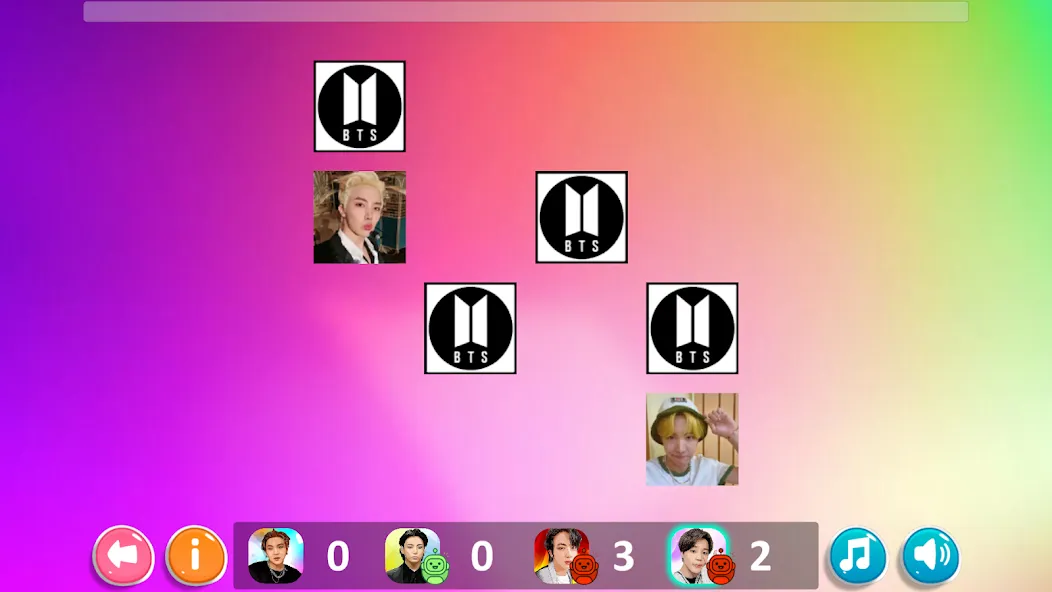 Bangtan Memory (Бангтан Мемори) [МОД: Много монет, Открытые уровни и Мега MOD] Screenshot 4