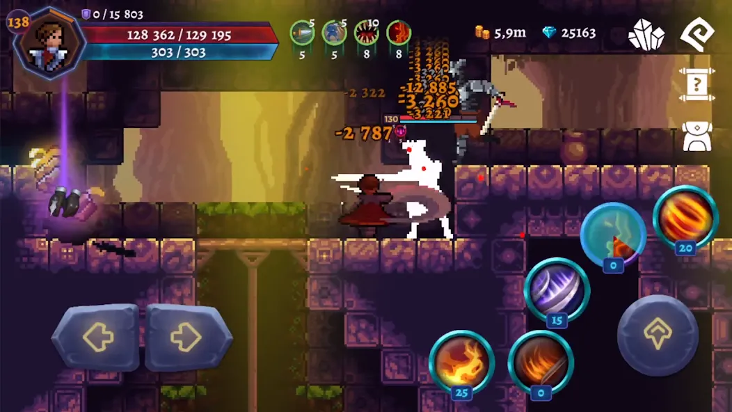 Darkrise - Pixel Action RPG (Даркрайс) [МОД: Меню, Бесконечные монеты и Открытые уровни] Screenshot 4