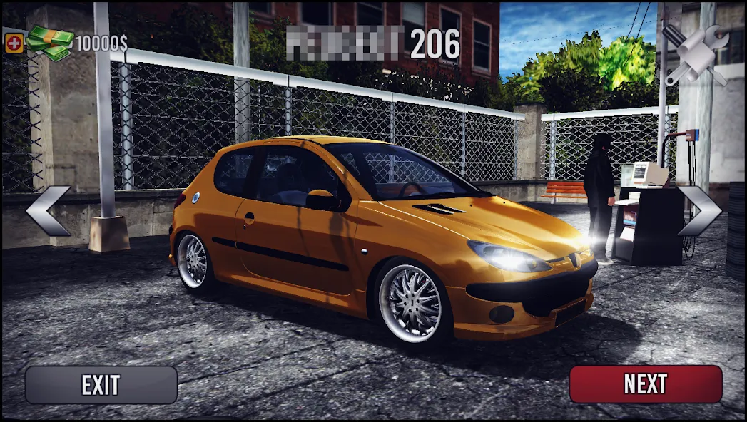 206 Drift Simulator (Дрифт Симулятор) [МОД: Много денег, Монет и Все открыто] Screenshot 1