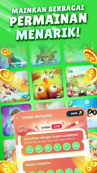 MAGER - Game Penghasil Uang (МАГЕР) [МОД: Все открыто, Дополнительные деньги и Меню MOD] Screenshot 4
