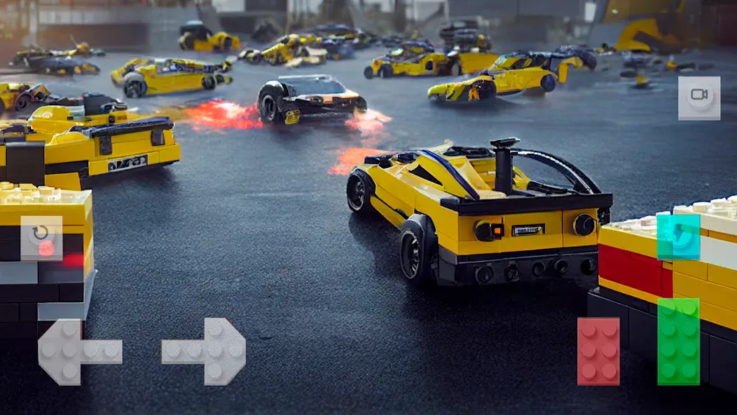 Block Car Wars Brick Car Crash (Блок Автомобильные Войны Кирпич Автомобильная Авария) [МОД: Меню, Бесконечные монеты и Открытые уровни] Screenshot 2