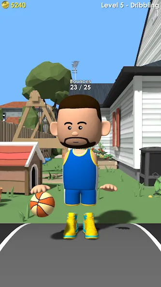 The Real Dribble (Зе Реал Дрибл) [МОД: Меню, Бесконечные монеты и Открытые уровни] Screenshot 1