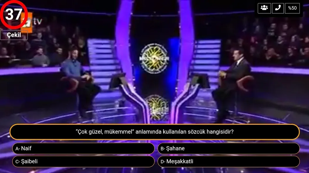 Milyoner Bilgi Yarışması -SWT [МОД: Бесконечные деньги, Монеты и Мега MOD] Screenshot 2