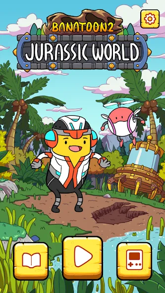 BANATOON2: Jurassic World! (БАНАТУН2) [МОД: Бесконечные деньги, Монеты и Мега MOD] Screenshot 1