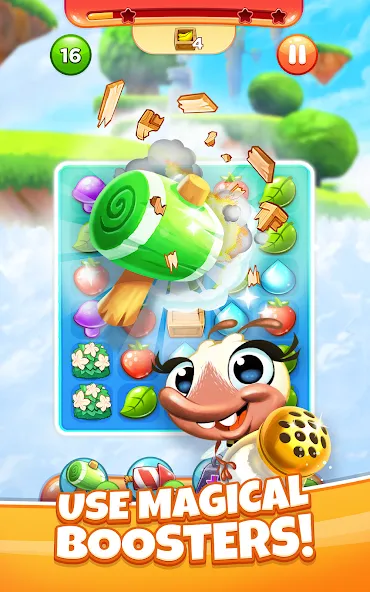Match 3 Game - Fiends Stars (Матч 3 Игра) [МОД: Много денег, Монет и Все открыто] Screenshot 2