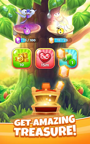 Match 3 Game - Fiends Stars (Матч 3 Игра) [МОД: Много денег, Монет и Все открыто] Screenshot 4