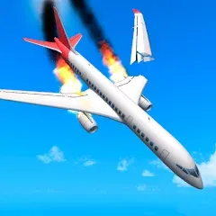 Скачать Plane Crash: Flight Simulator (Плейн Краш) [МОД: Меню, Бесконечные монеты и Открытые уровни] | Взлом Plane Crash: Flight Simulator на Андроид
