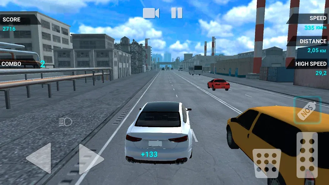 Traffic Racer Speeding Highway (Трафик Рейсер Скоростная Шоссе) [МОД: Много денег, Монет и Все открыто] Screenshot 1
