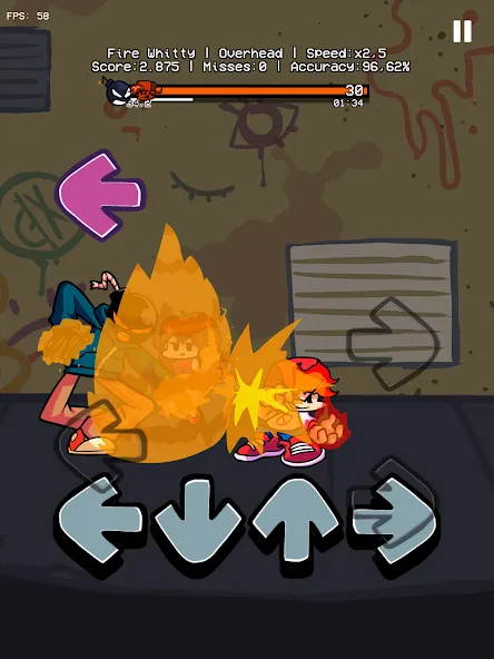 Music Battle Fire Fight Whitty (Бит Огонь Бой Мод Витти) [МОД: Много монет, Открытые уровни и Мега MOD] Screenshot 3