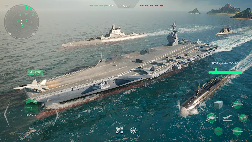 Modern Warships: Naval Battles (МОДЕРН ВАРШИПС) [МОД: Много денег, Монет и Все открыто] Screenshot 2