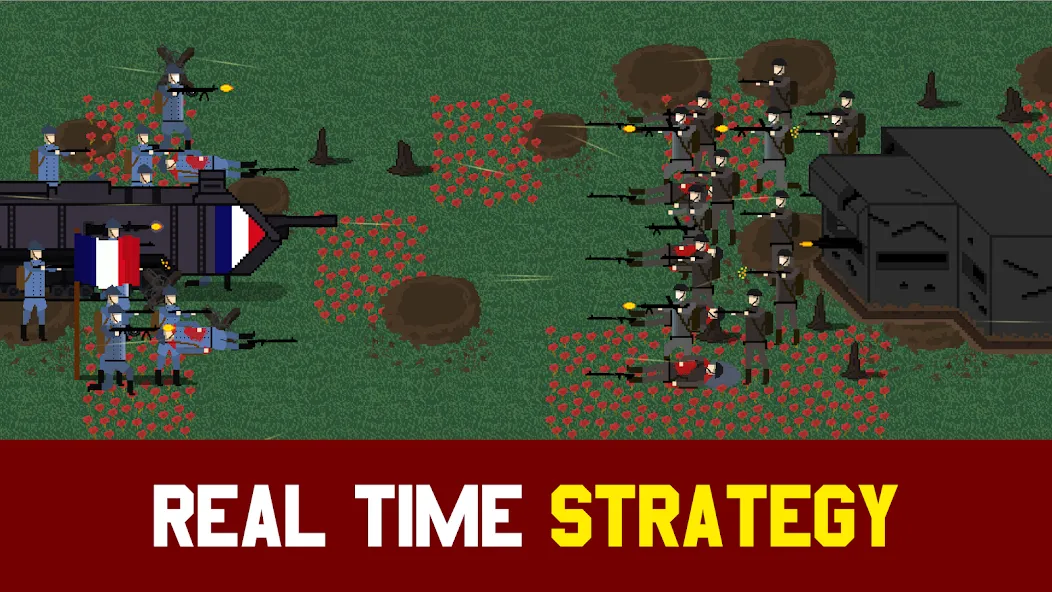 Trench Warfare 1917: WW1 RTS (Траншейная война 1917) [МОД: Много монет, Открытые уровни и Мега MOD] Screenshot 1