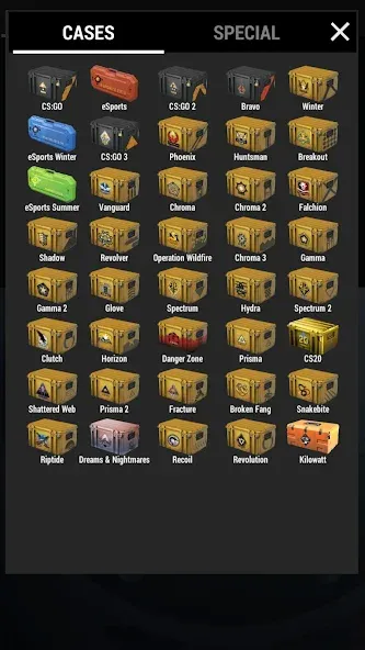 Case Simulator 2 (Кейс Симулятор 2) [МОД: Меню, Бесконечные монеты и Открытые уровни] Screenshot 3