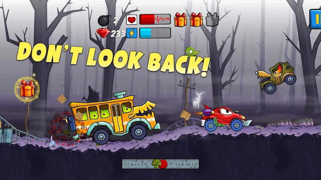 Car Eats Car - Apocalypse Race (Кар Итс Кар) [МОД: Все открыто, Дополнительные деньги и Меню MOD] Screenshot 2