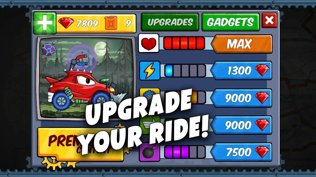 Car Eats Car - Apocalypse Race (Кар Итс Кар) [МОД: Все открыто, Дополнительные деньги и Меню MOD] Screenshot 3