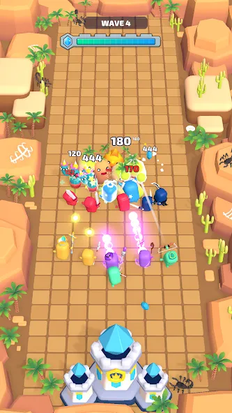 Dice Roll Defense (Дайс Ролл Дефенс) [МОД: Бесконечные деньги, Монеты и Мега MOD] Screenshot 3