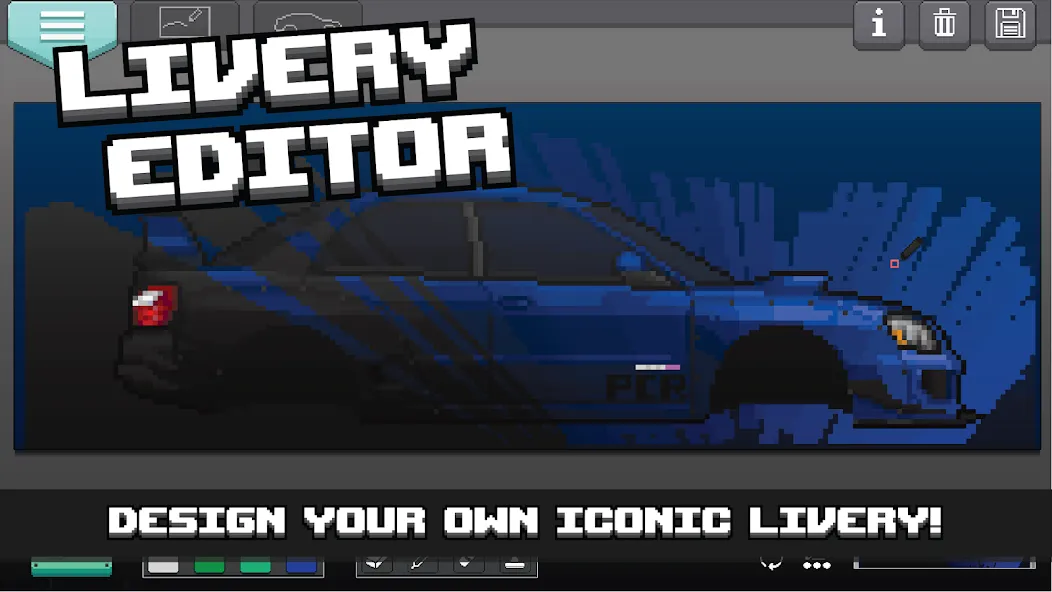 Pixel Car Racer (Пиксельный гоночный автомобиль) [МОД: Бесконечные деньги, Монеты и Мега MOD] Screenshot 5