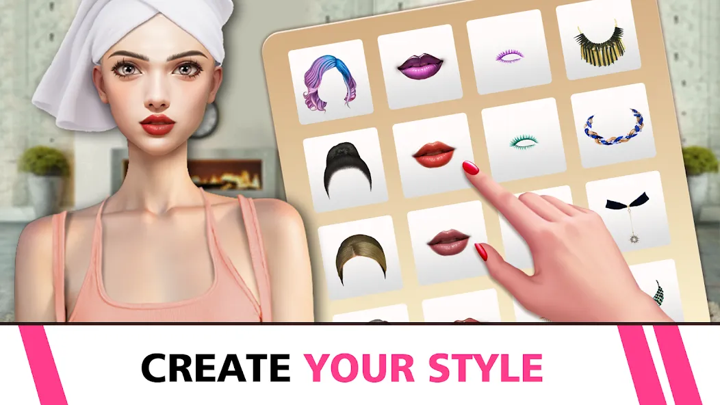 Doll Dress Up:Makeover Girls [МОД: Меню, Бесконечные монеты и Открытые уровни] Screenshot 1