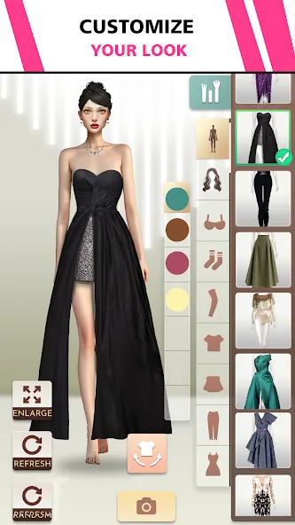 Doll Dress Up:Makeover Girls [МОД: Меню, Бесконечные монеты и Открытые уровни] Screenshot 4
