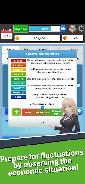 Stock Game - Capitalism [МОД: Деньги, Монеты и Меню MOD] Screenshot 5