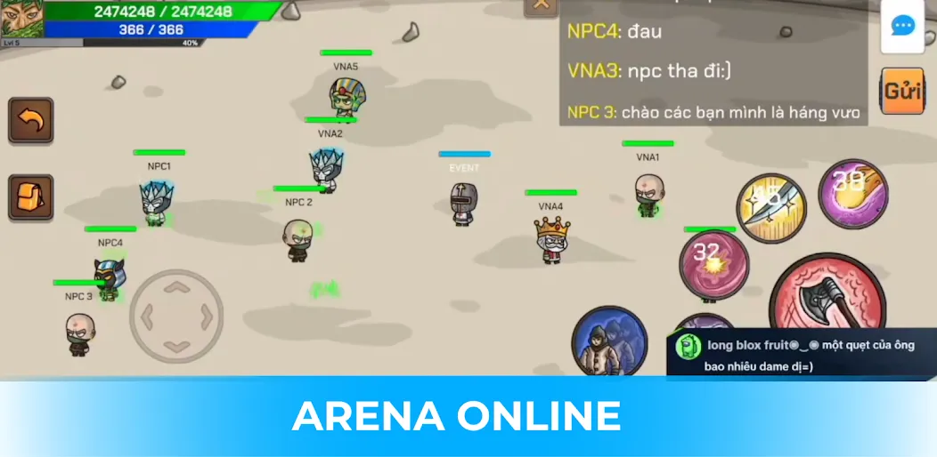 Chibi Survivor Online (Чиби Выживание Онлайн) [МОД: Много монет, Открытые уровни и Мега MOD] Screenshot 3