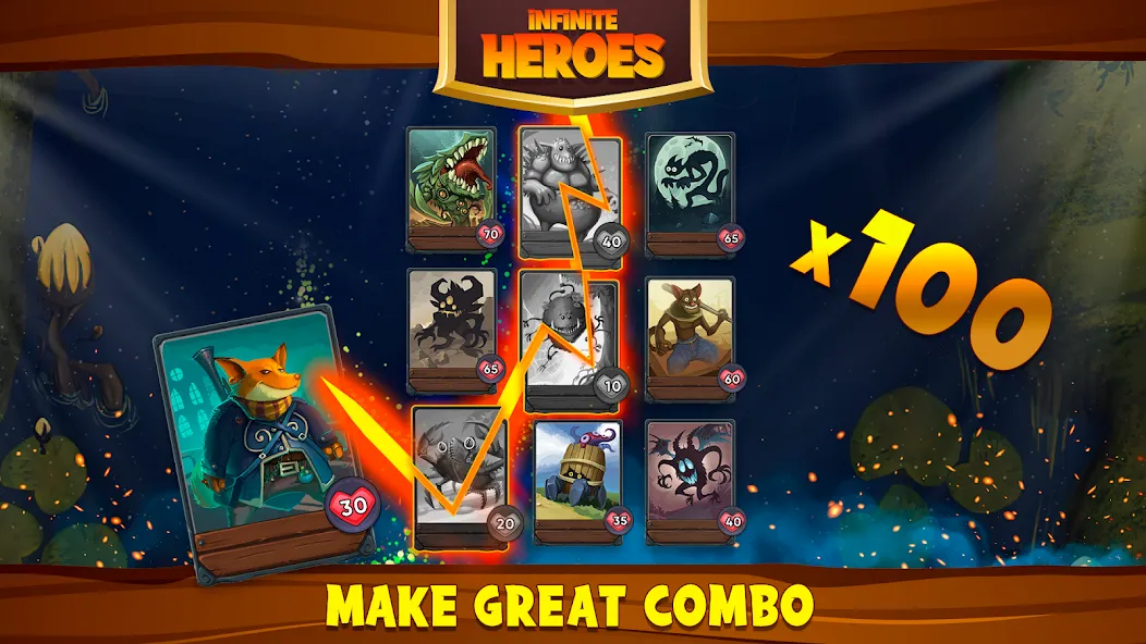 Card Dungeons: Rouge RPG (Кард Данжены) [МОД: Много монет, Открытые уровни и Мега MOD] Screenshot 4
