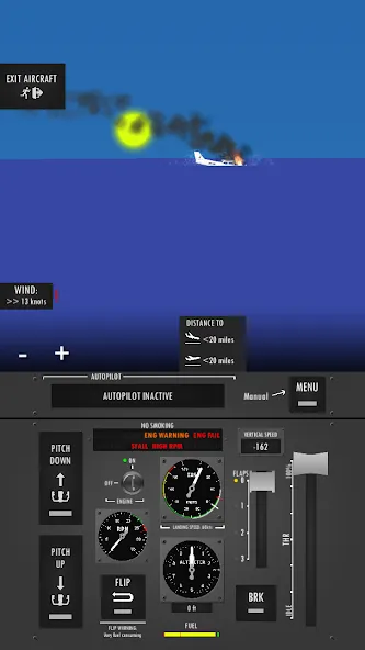 Flight Simulator 2d - sandbox [МОД: Все открыто, Дополнительные деньги и Меню MOD] Screenshot 4