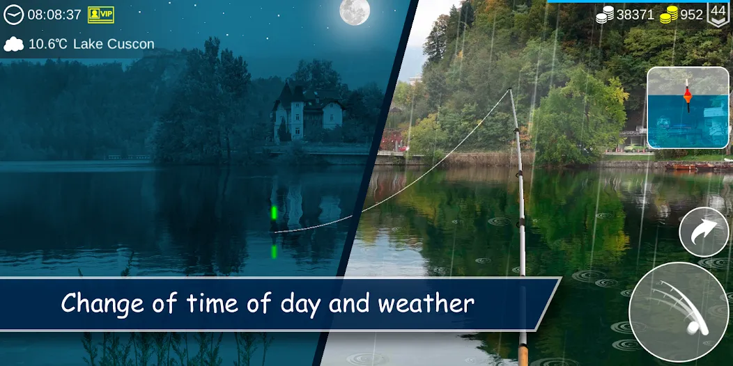 My Fishing World (Мой рыболовный мир) [МОД: Меню, Бесконечные монеты и Открытые уровни] Screenshot 4