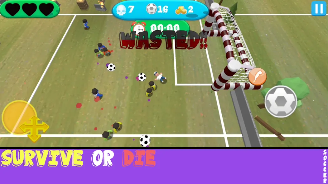 Soccer Apocalypse Survival (Соккер Апокалипсис Сурвивал) [МОД: Меню, Бесконечные монеты и Открытые уровни] Screenshot 2