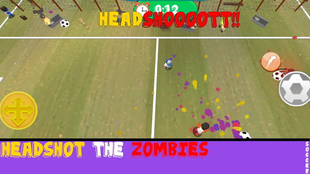 Soccer Apocalypse Survival (Соккер Апокалипсис Сурвивал) [МОД: Меню, Бесконечные монеты и Открытые уровни] Screenshot 5