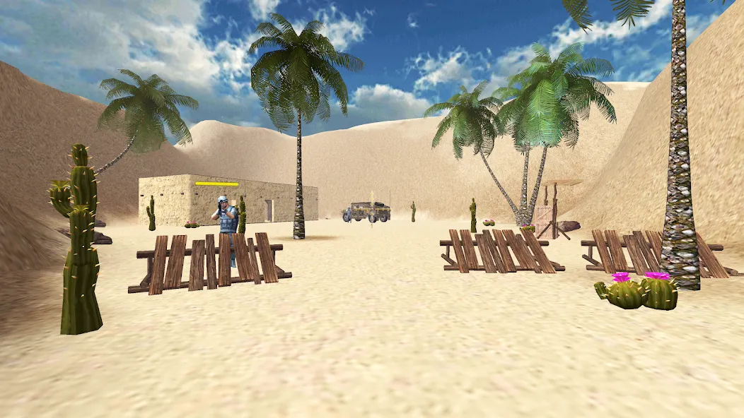 Desert Hawks: Soldier War Game [МОД: Все открыто, Дополнительные деньги и Меню MOD] Screenshot 4