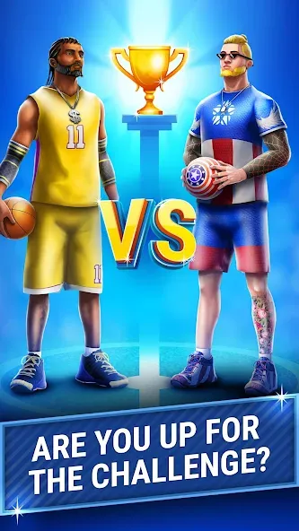 3pt Contest: Basketball Games [МОД: Все открыто, Дополнительные деньги и Меню MOD] Screenshot 1