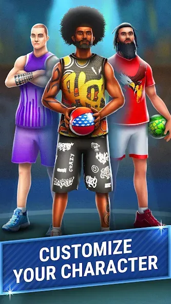 3pt Contest: Basketball Games [МОД: Все открыто, Дополнительные деньги и Меню MOD] Screenshot 3