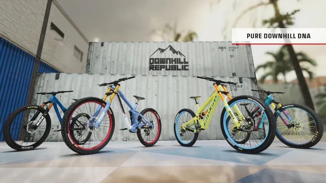 Downhill Republic (Даунхилл Республик) [МОД: Деньги, Монеты и Меню MOD] Screenshot 2