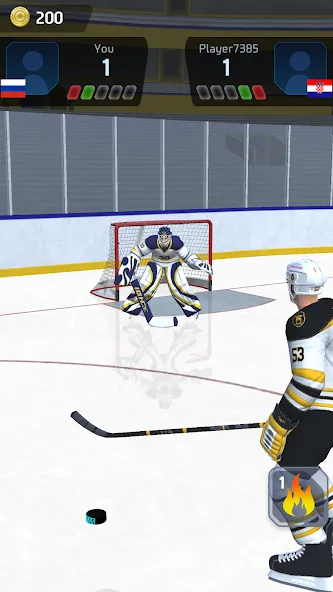 Hockey Game Stars 3D (Хоккей Гейм Старс 3D) [МОД: Много денег, Монет и Все открыто] Screenshot 1