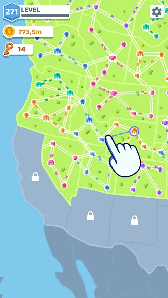 State Connect: Traffic Control (тейт Коннект) [МОД: Меню, Бесконечные монеты и Открытые уровни] Screenshot 3